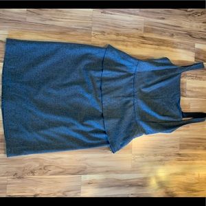 Banana Republic Gray Flannel Dress